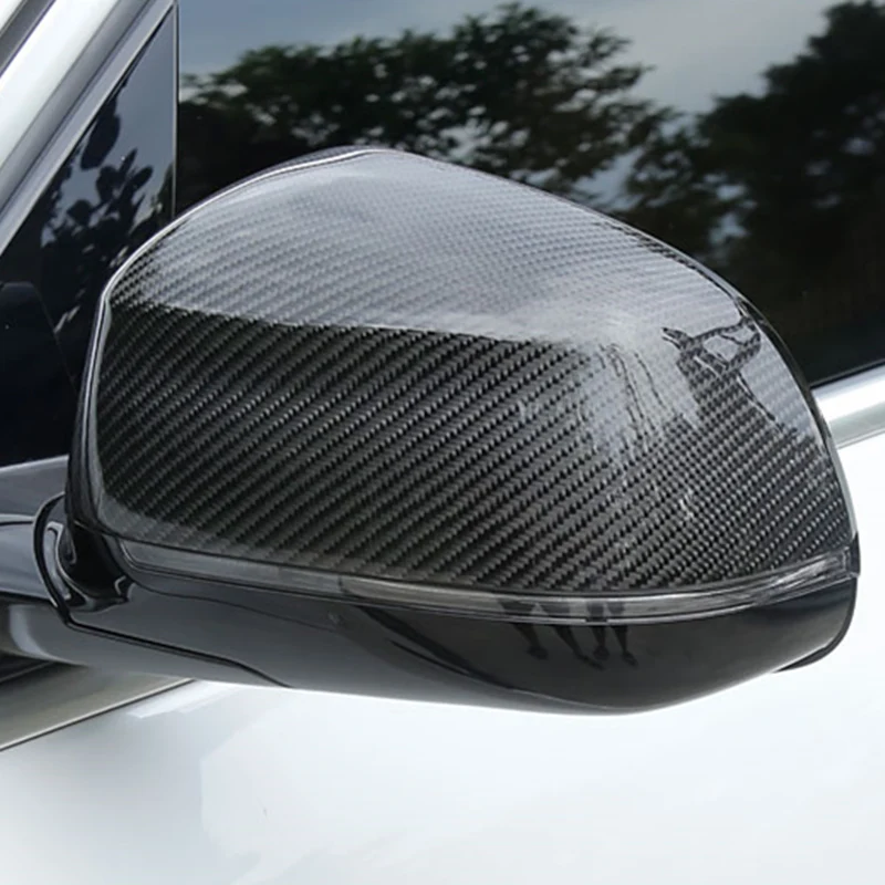 Автомобильная отделка из углеродного волокна внешняя защитная крышка зеркала