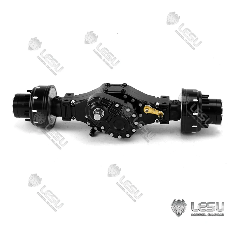 Металлический LESU дифференциальный задний колесный редукционный мост 1/14 RC