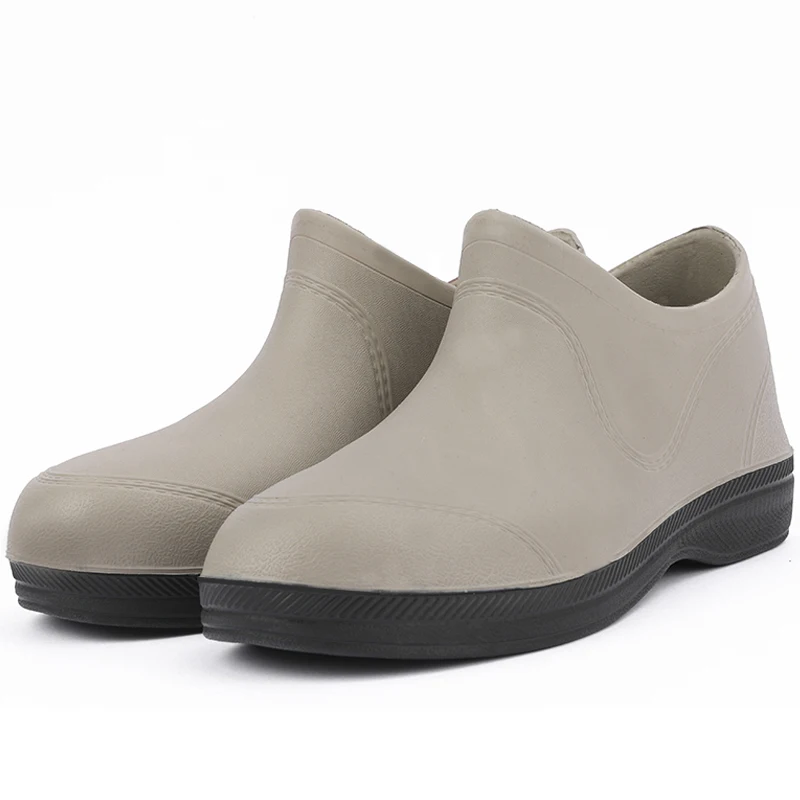 Rain Boots Women Rubber Anti-skid Ankle Shoes Slip On Round Toe Waterproof Snow Boots Female Lightweight Warm Winter Footwear