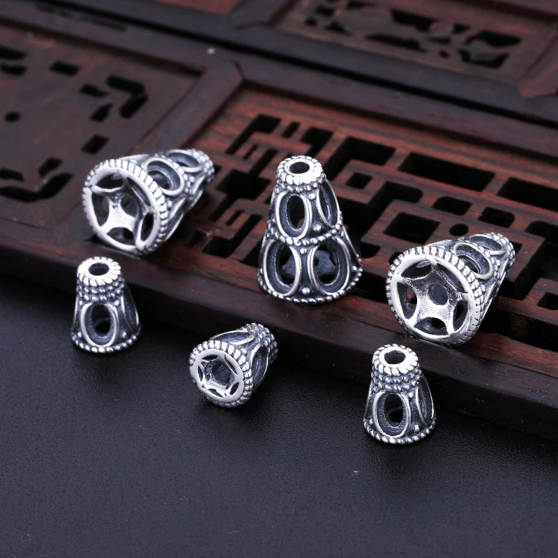 Винтажный кулон из стерлингового серебра 925 пробы с бирюзой пустая подставка