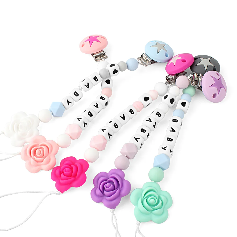 Bebe 15 мм круглый Прорезыватели для зубов DIY жевательные Красочные зубчатые соски с