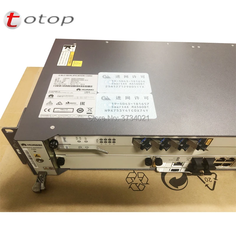 Высококачественный оригинальный Huawei OLT MA5608T с 1*1G MCUD + 1 * MPWC (от 48 В до 72 постоянного
