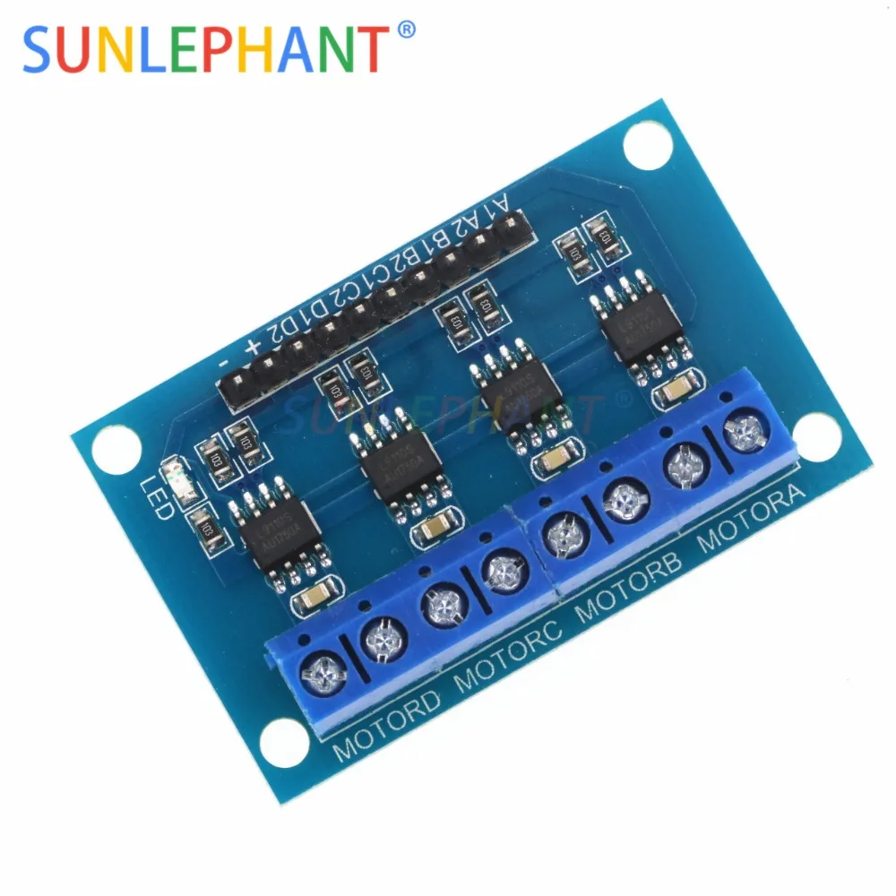 4-канальный привод постоянного тока L9110S плата привода двигателя трехсторонний