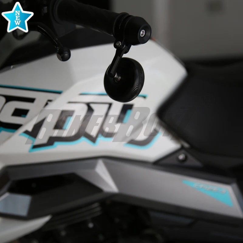 Универсальное зеркало заднего вида для мотоцикла 7/8 22 мм 1 пара с ЧПУ боковые