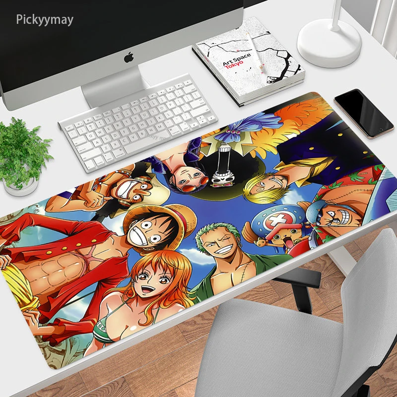 

Large Anime Mouse Pad One Piece Oil-Proof Non-Slip Desk Play Mats Kawaii Desktop Carpet Gaming Mouse Mat Mousepad Waterproof