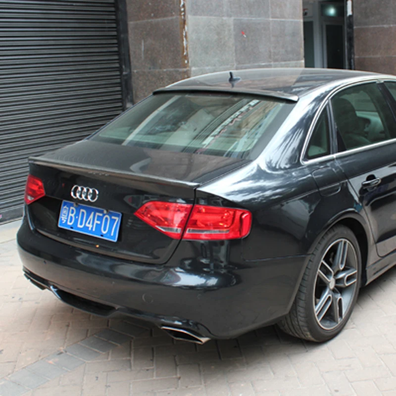 Спойлер задний Неокрашенный из АБС-пластика для Audi A4 B8 B9 2009-2015 | Автомобили и