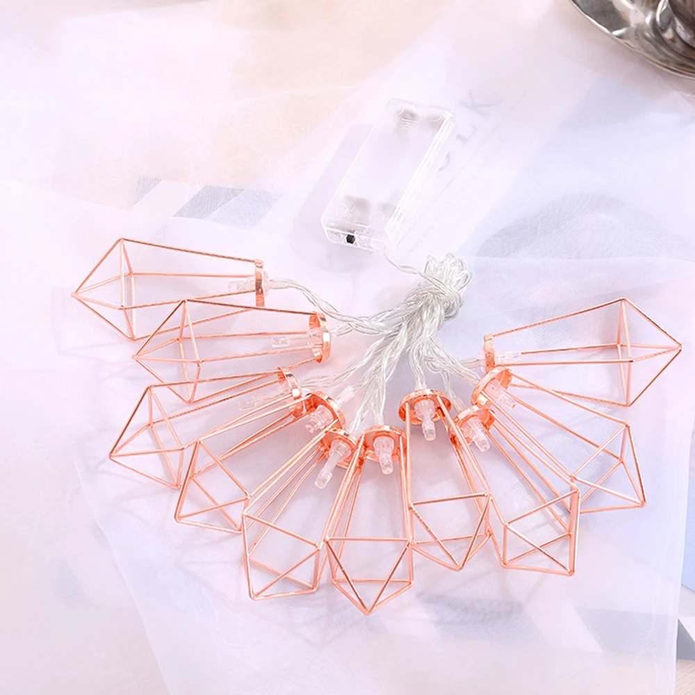 Металлическая сказочная гирлянда с бриллиантами 10/20 светодиодов|Осветительные