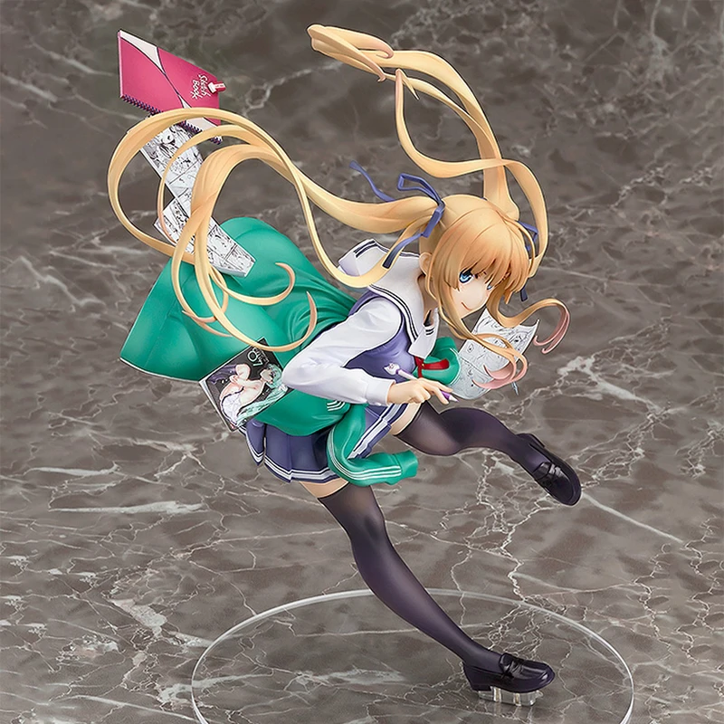 

Japanese Anime Saenai Heroine No Sodatekata Eriri Spencer Sawamura Book Ver. PVC Action Figure Collection Model Toys Doll Gift