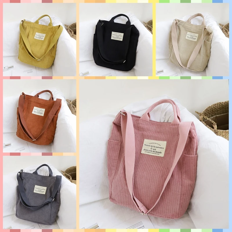 Женская холщовая сумка через плечо женская повседневная мессенджер