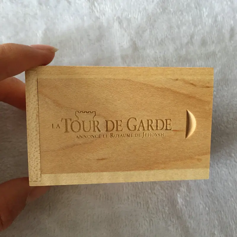 Пользовательский логотип Wood Rotae Square Saber флэш-накопитель Usb + коробка 3 0 8g/16g/32g/64g /128g