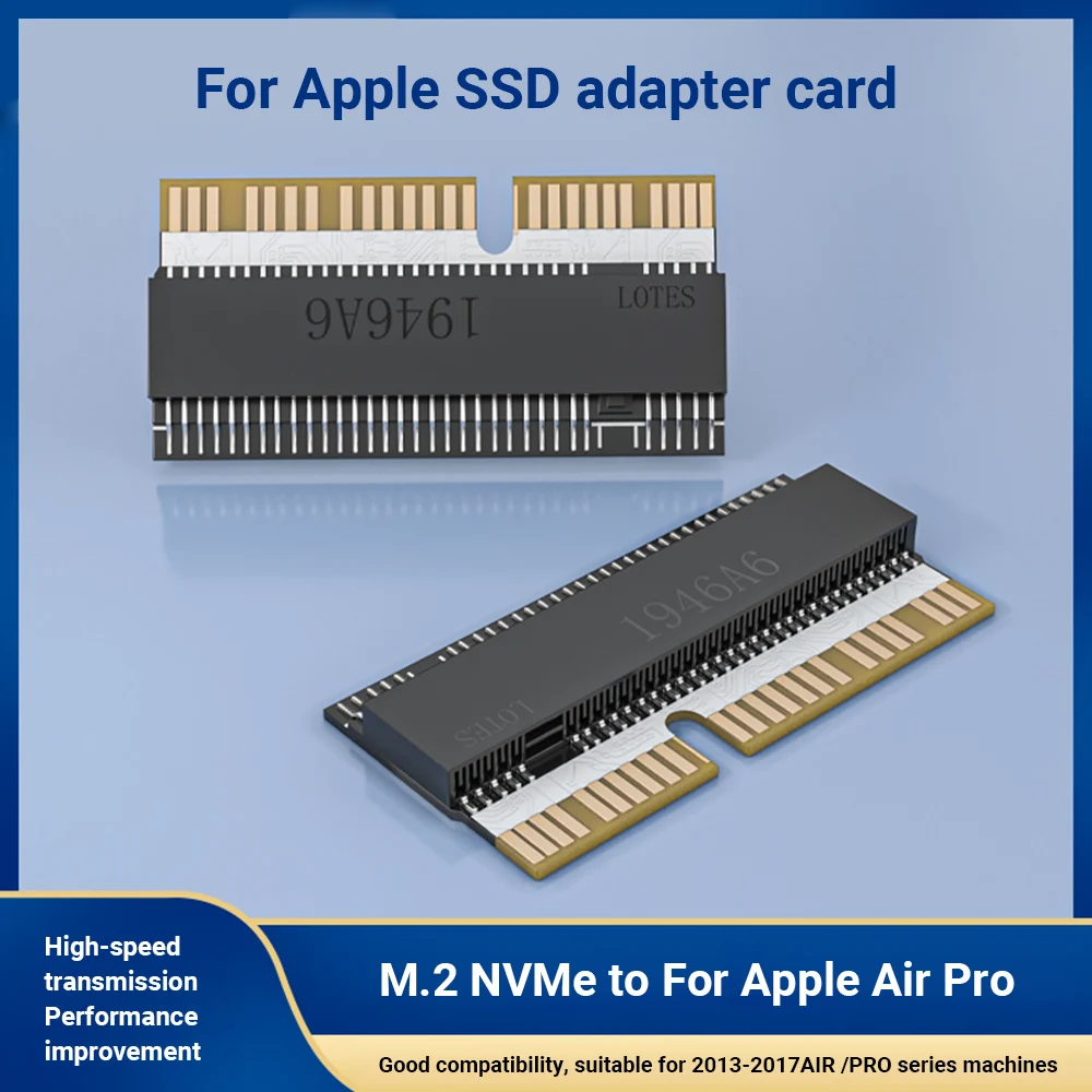 

NVME M.2 SSD Adapter Card High Speed 3000MB/S Hard Disk Converter Card for MacBook Air/Pro 2013-2016 Series Laptop
