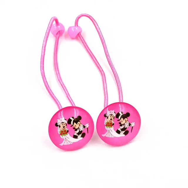 Резиновая лента для волос с Микки и Минни 2 шт./компл. | Аксессуары одежды