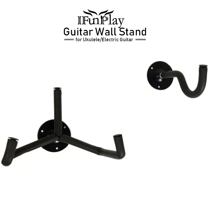 Подставка вешалка для укулеле настенное крепление из дуба горизонтальной гитары