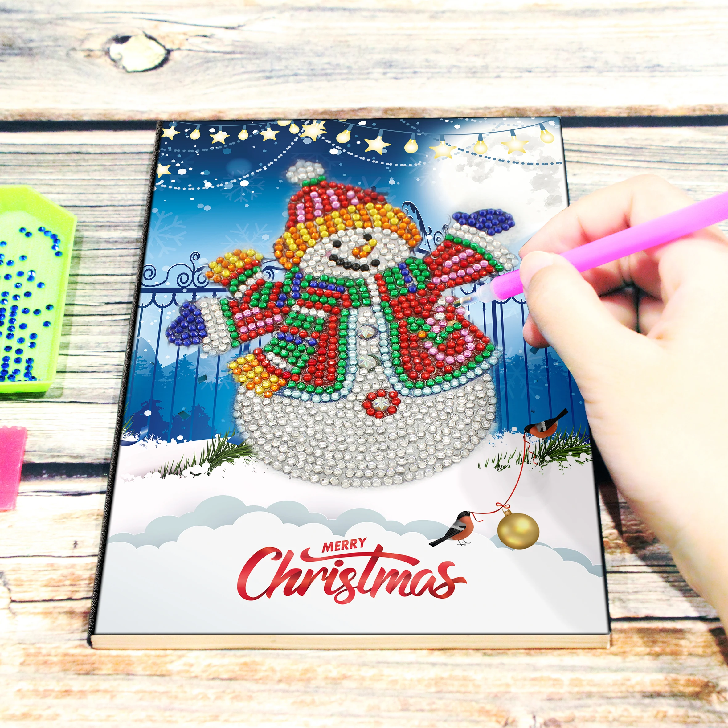 New Arrival 5D DIY Diamond Painting Notebook Special Shaped Art Kits Embroidery Cross Stitch Christmas Gift new | Дом и сад