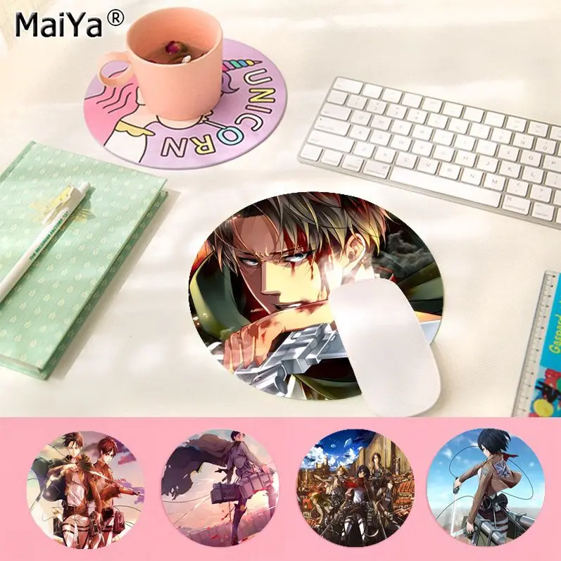 

MaiYa Cool New attack on Titan Anti-Slip Durable Silicone Computermats gaming Mousepad Rug For PC Laptop Notebook