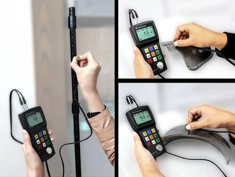 

yushi um-1d 0.1mm thru paint ultrasonic digital thickness gages