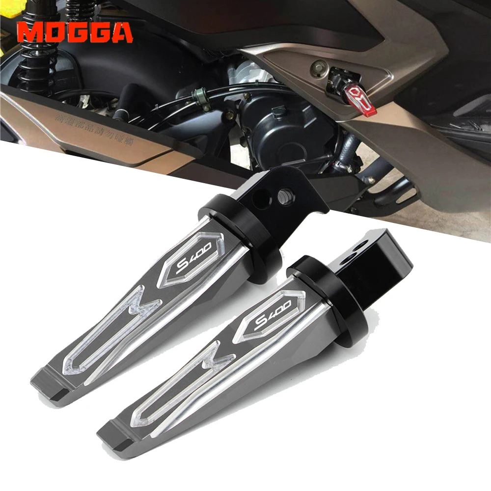 

2020 Brand Newest Motorcycle CNC Aluminum Rear passenger Foot Pegs pedals Footrests For KYMCO Xciting S 400 S400 s400 2017-2020