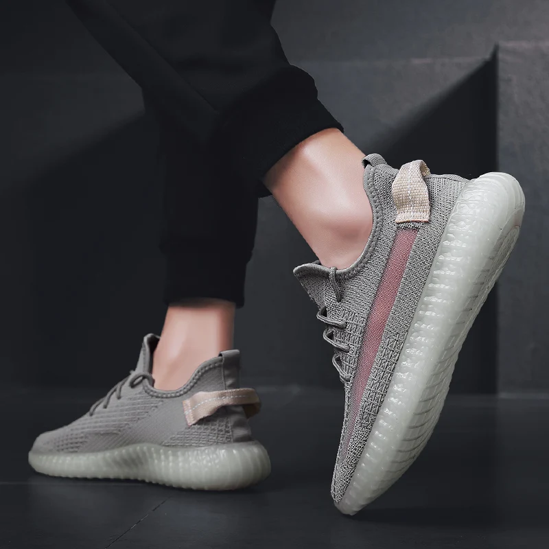 

Technology Air Cushion Walking Shoes Men Breathable Men Casual Shoes Slip On Men's Sneakers Sport Running Shoes Woven Footwear