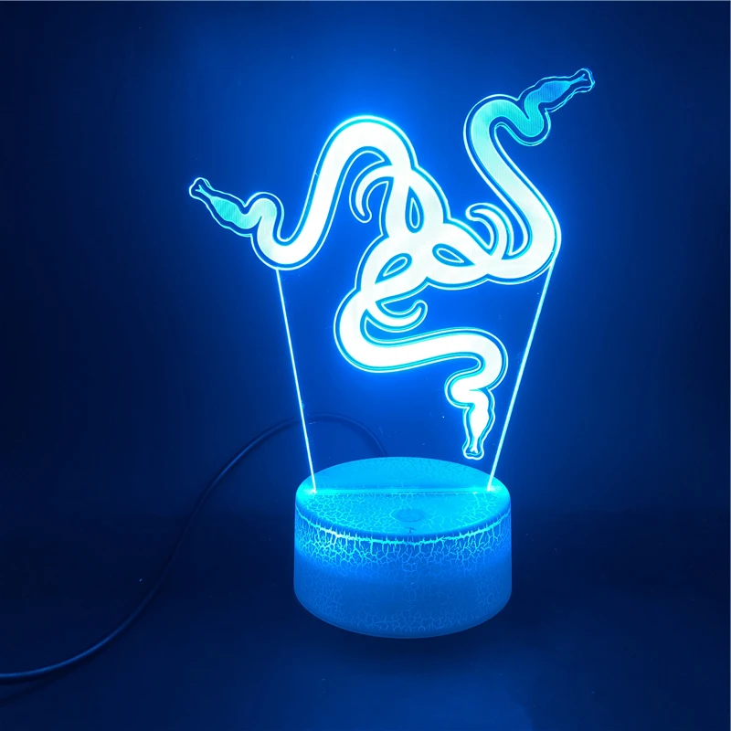 Бренд Razer игровое оборудование будильник база яркая дистанционное управление