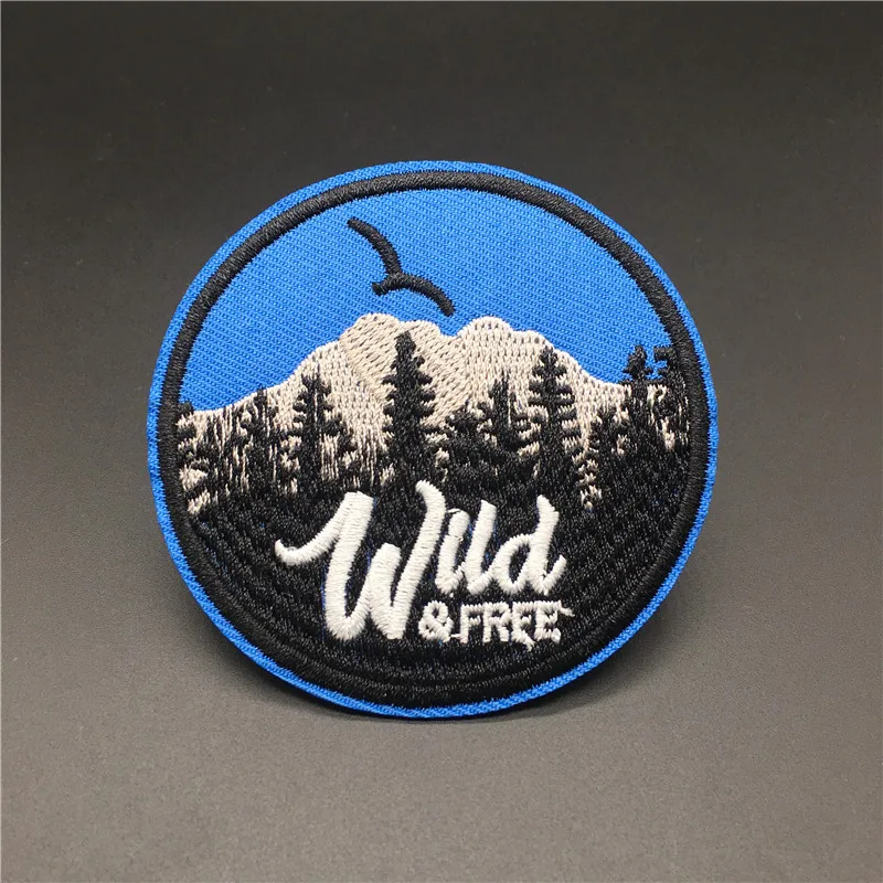 Универсальная и свободная уличная одежда размер наклейки: 7x7 см патч для утюга