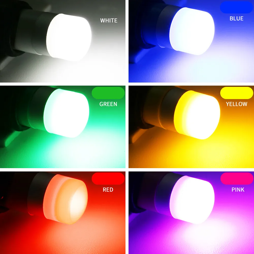 

1SMD 60LM T10 W5W 12V LED Car Clearance Lights Reading Lamp Auto Universal Vehicle Dome Door Bulb 6000K Colorful Car Light