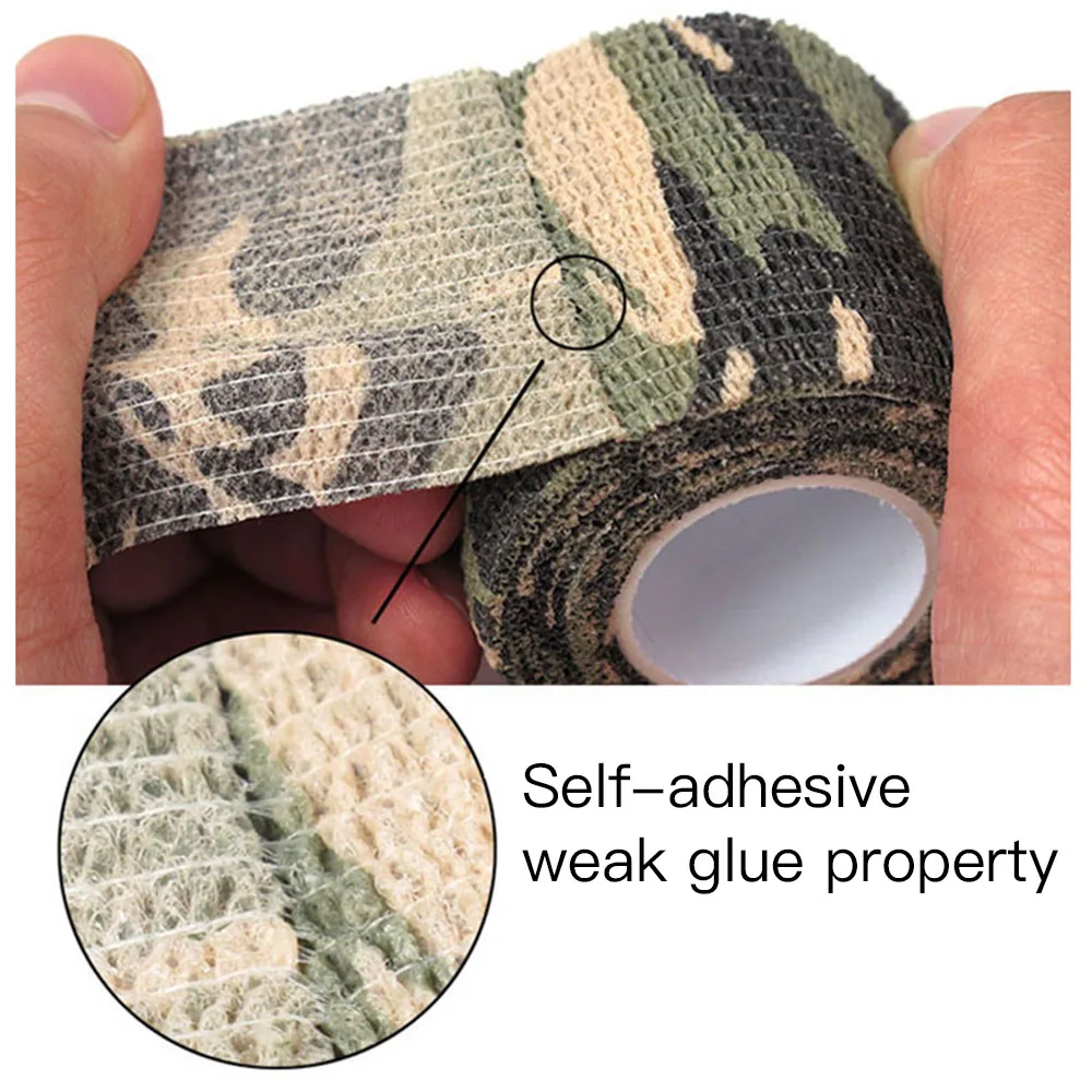 Камуфляжная Лента 5 см x 4 м армейская камуфляжная уличная охотничья стрельба