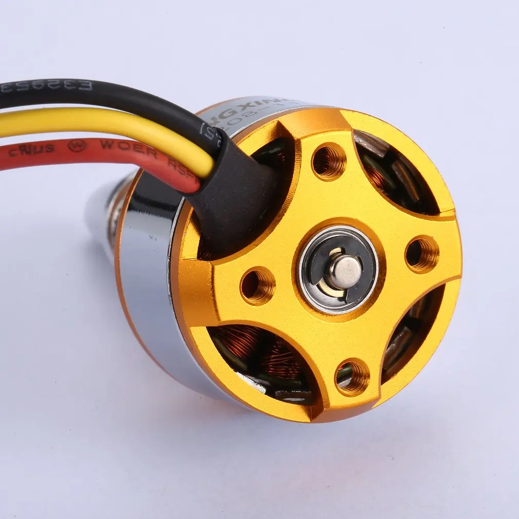 

DXW A2208 1100KV 1400 1800 2600KV 2-4S Outrunner Brushless Motor for RC FPV Fixed Wing Drone Aircraft Multicopter 9050 Propeller