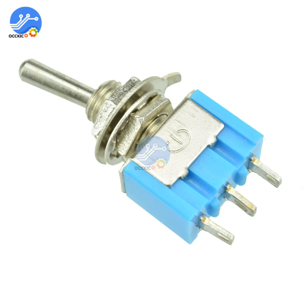 5 шт. самодельный переключатель вкл. 3 контактный позиционный фиксатор MTS102 AC 125 в 6