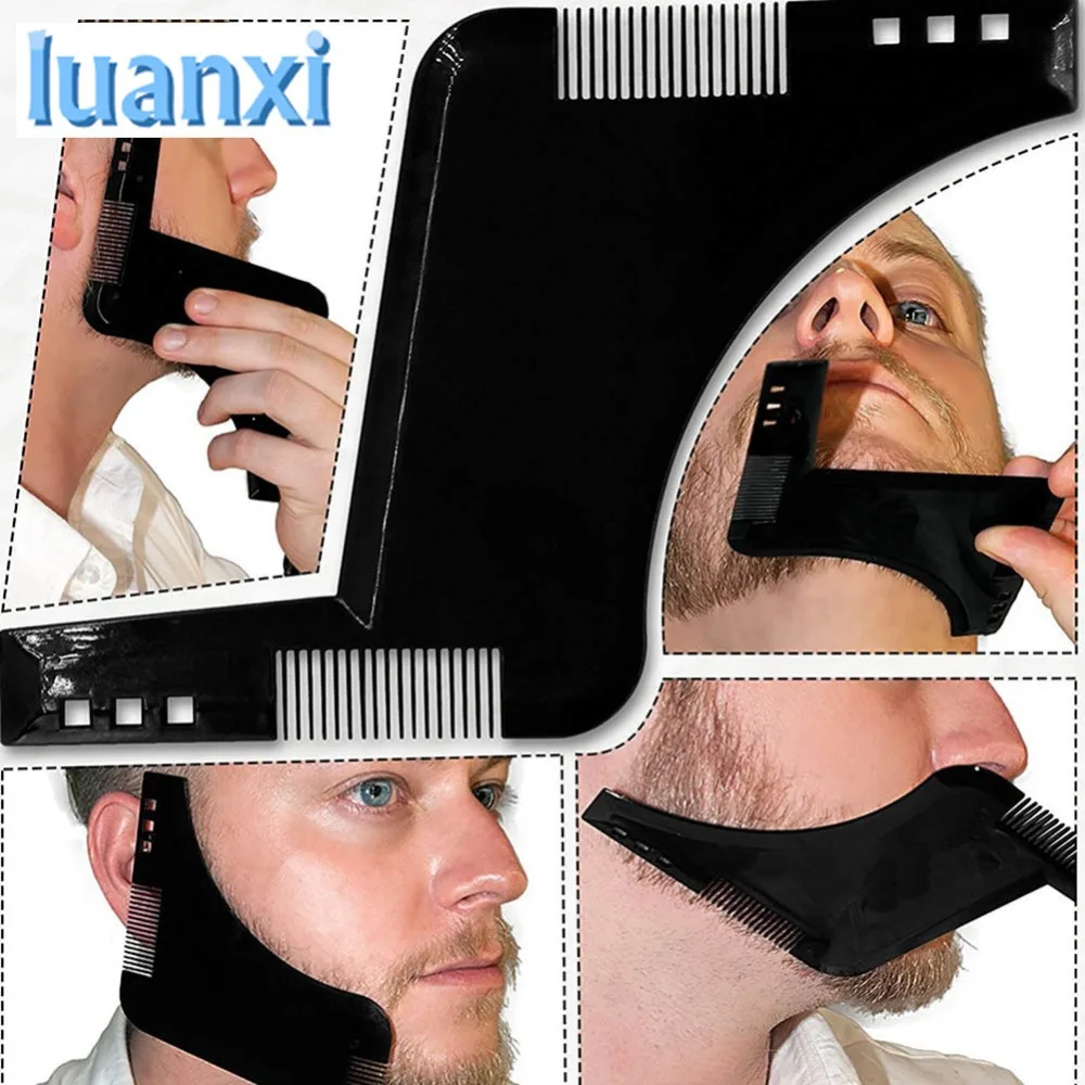 Новая двухсторонняя борода формирующая стиль Борода расческа Для мужчин