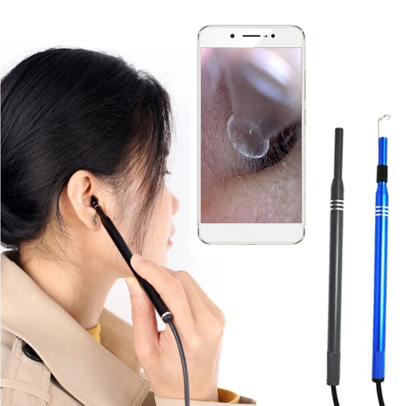 

3 in 1 Multifunctional USB Ear Cleaning Tool Visual Ear Spoon Earpick With Mini Camera Pen Ear Care In-ear Cleaning Endoscope