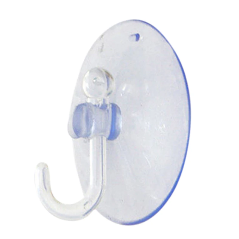 

1Pcs Wall Hooks Hanger Transparent Soft Strong Suction Cup Sucker Towel Hooks for Kitchen Bathroom Accessories 4 Sizes