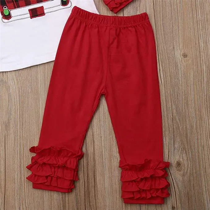 Новое поступление детская красная Рождественская елка с вышивкой изысканные