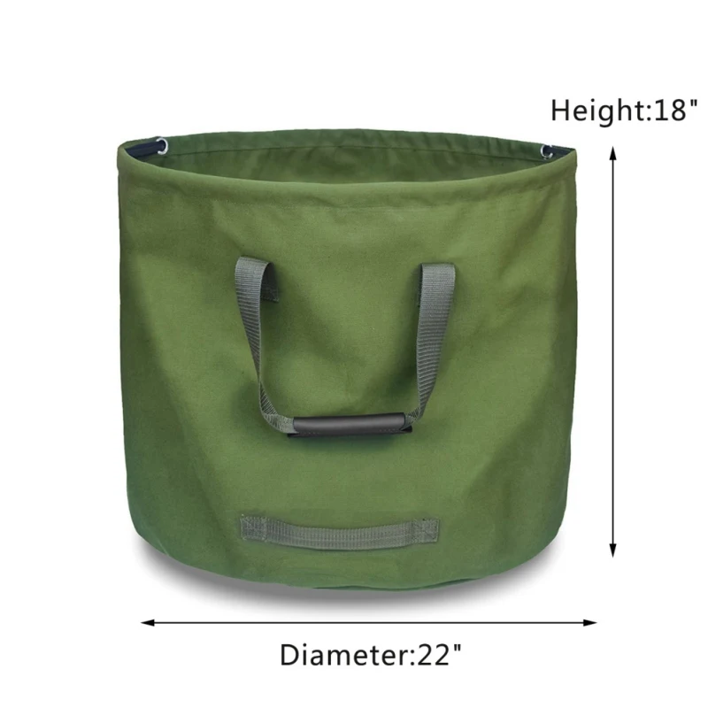 

Hot Sale Garbage Storage Outdoor Bags Garden Leaf Garbage Bag Yard Waste Bag Green Picnic Climbing Activity Bags Outdoor Use NEW