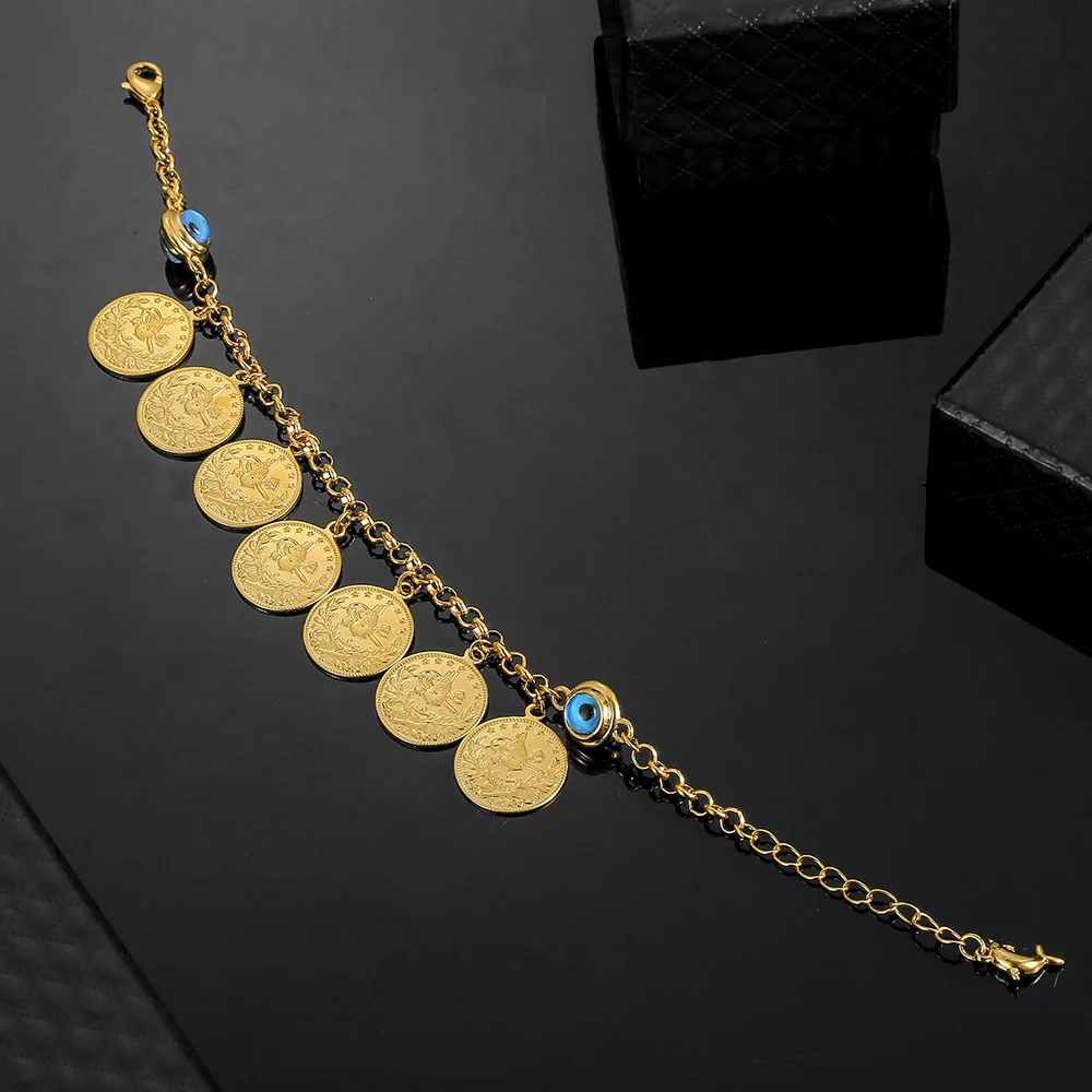 Сумочка для денег и монет браслеты на запястье женщин Бог браслет золото Цвет