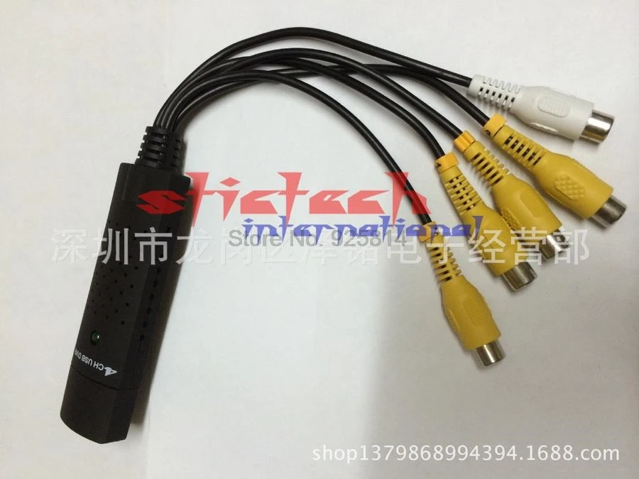 По dhl или ems 200 комплектов 4CH USB DVR 4-канальный 2 0 VHS к DVD конвертер адаптер аудио AV