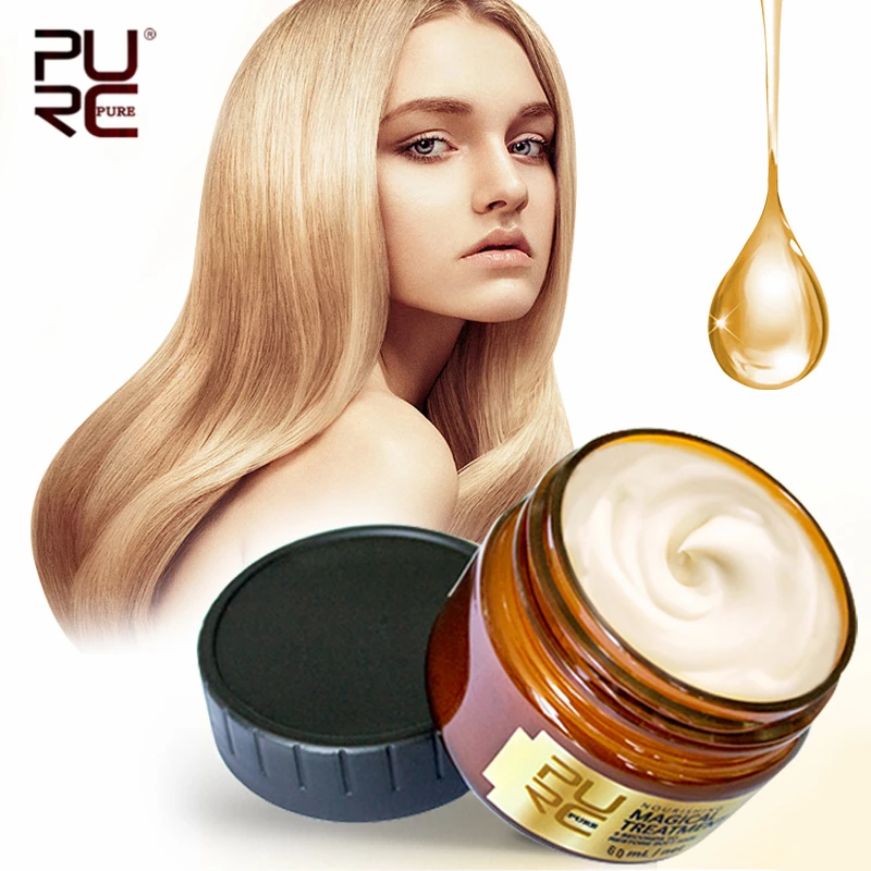 Волшебная маска для волос PURC 120/60 мл кондиционер ухода за кожей головы 5 секунд