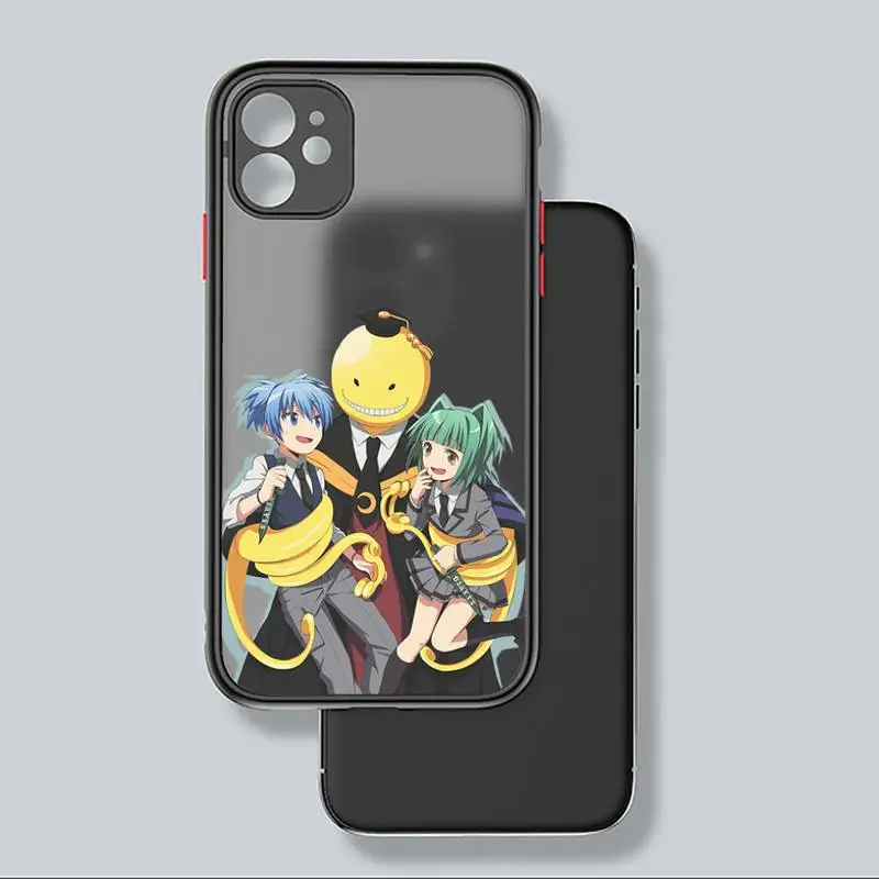 

Assassination Classroom Phone Case black matte transparent For iPhone 7 8 x xs xr 11 12 pro plus mini max Clear Funda