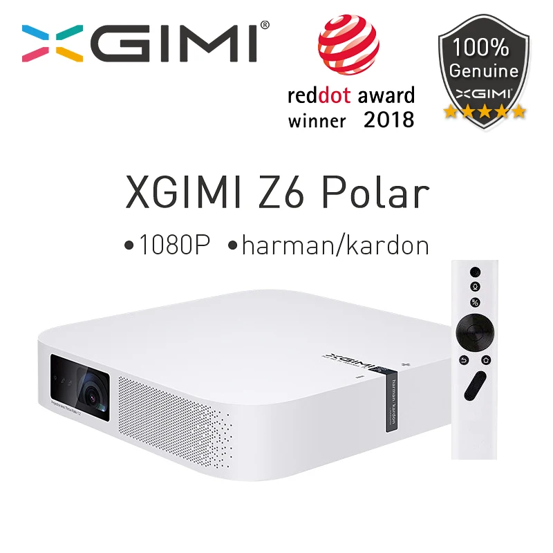 XGIMI Z6 Polar DLP мини-проектор 1080P Full HD Домашний кинотеатр 4K 700 Ansi 3D Android Wifi Bluetooth Смарт-проектор светодиодный проекторы