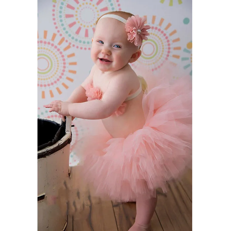 

Girls Baby Tutu Skirts Puffy Skirts New Toddler Infant Short Cake Skirt Children Princess Headband Photo Prop Costume Outfits