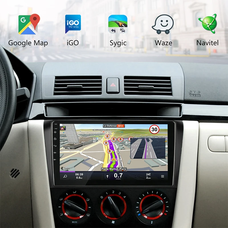 Android 8,1 2 din Автомобильный Радио мультимедийный плеер для Mazda 3 2004-2009 maxx axela RDS DSP навигация gps головное устройство авто стерео
