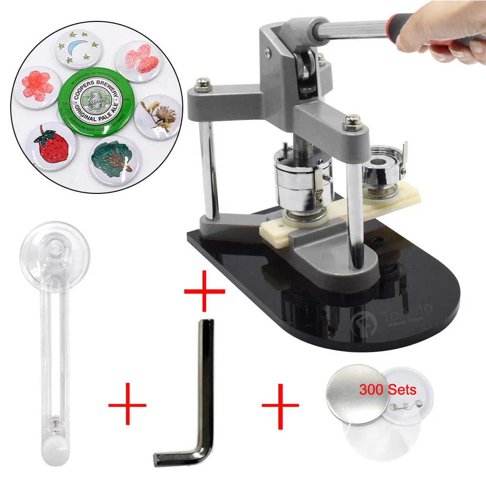 

25 мм DIY треугольная структура алюминиевый корпус кнопка значка производитель перфоратор пресс-машина 1 дюйм для креативного искусства конт...