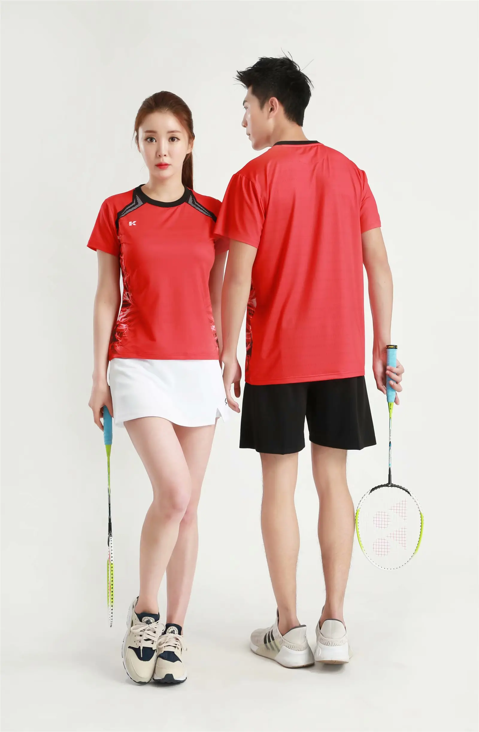 Новые спортивные рубашки для волейбола и бадминтона женщин мужчин Спортивная