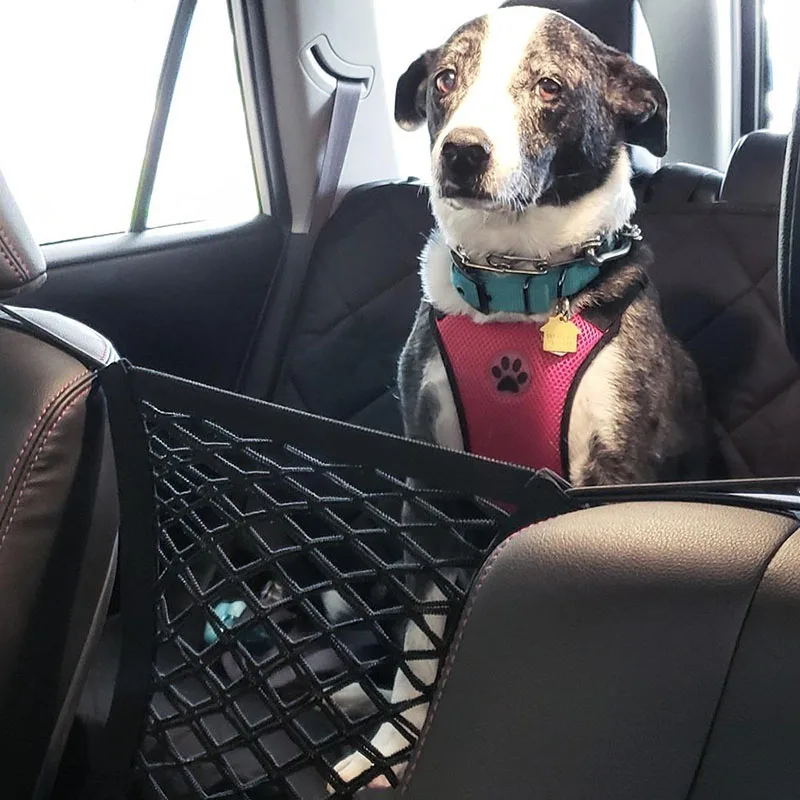 

Elastic Car Pet Barrier Backseat Mesh Dog Car Divider Net Children's Travel Isolation Fence Net Anti-collision Pet Supplies