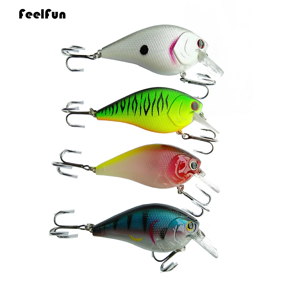 FeelFun 1 шт. 8 см 16 г кренкбейт рыболовная приманка Кривошип искусственный Жесткий
