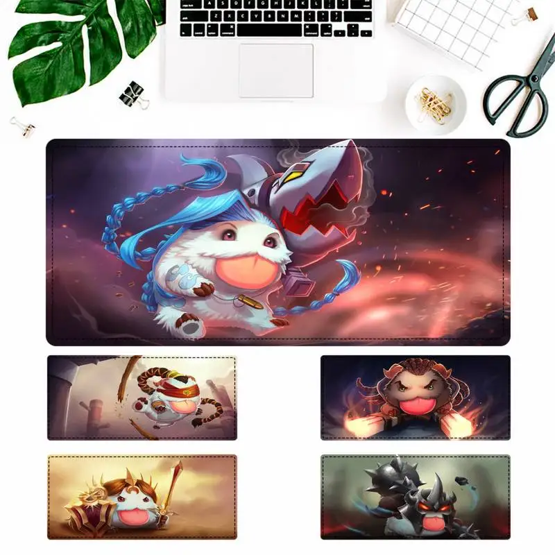 

30x80cm LOL Poro Mouse Pad Gamer Keyboard Maus Pad Desk Mouse Mat Game Accessories For Overwatch