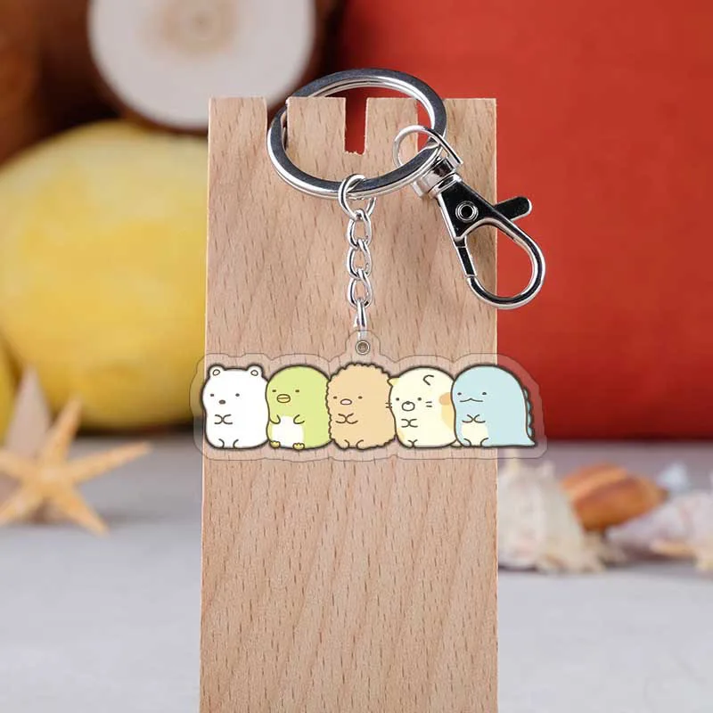H39 Sumikko Gurashi брелок с милым животным Sumikko Gurashi акриловый брелок с подвеской - Цвет: H39