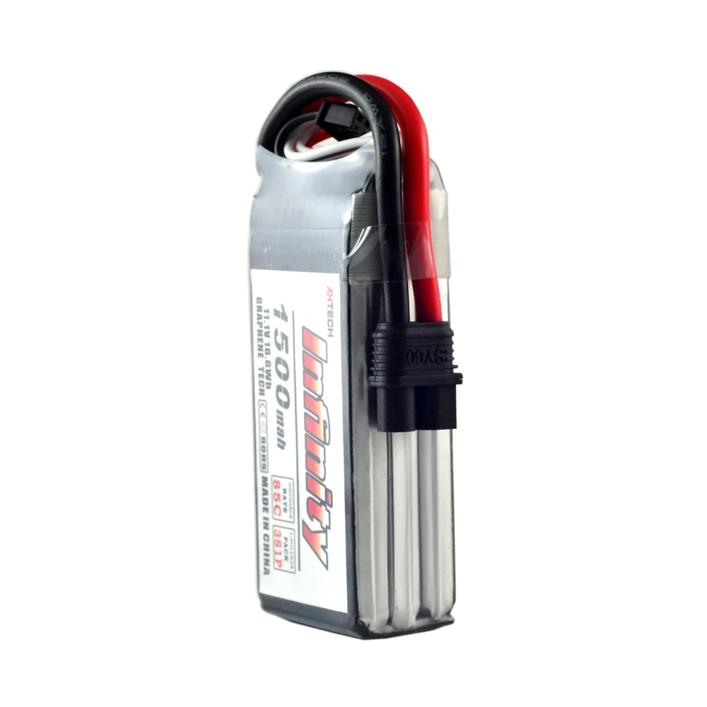 Радиоуправляемый аккумулятор Infinity 11 1 V 3S 1500mAh 85C LiPo батарея SY60 разъем для