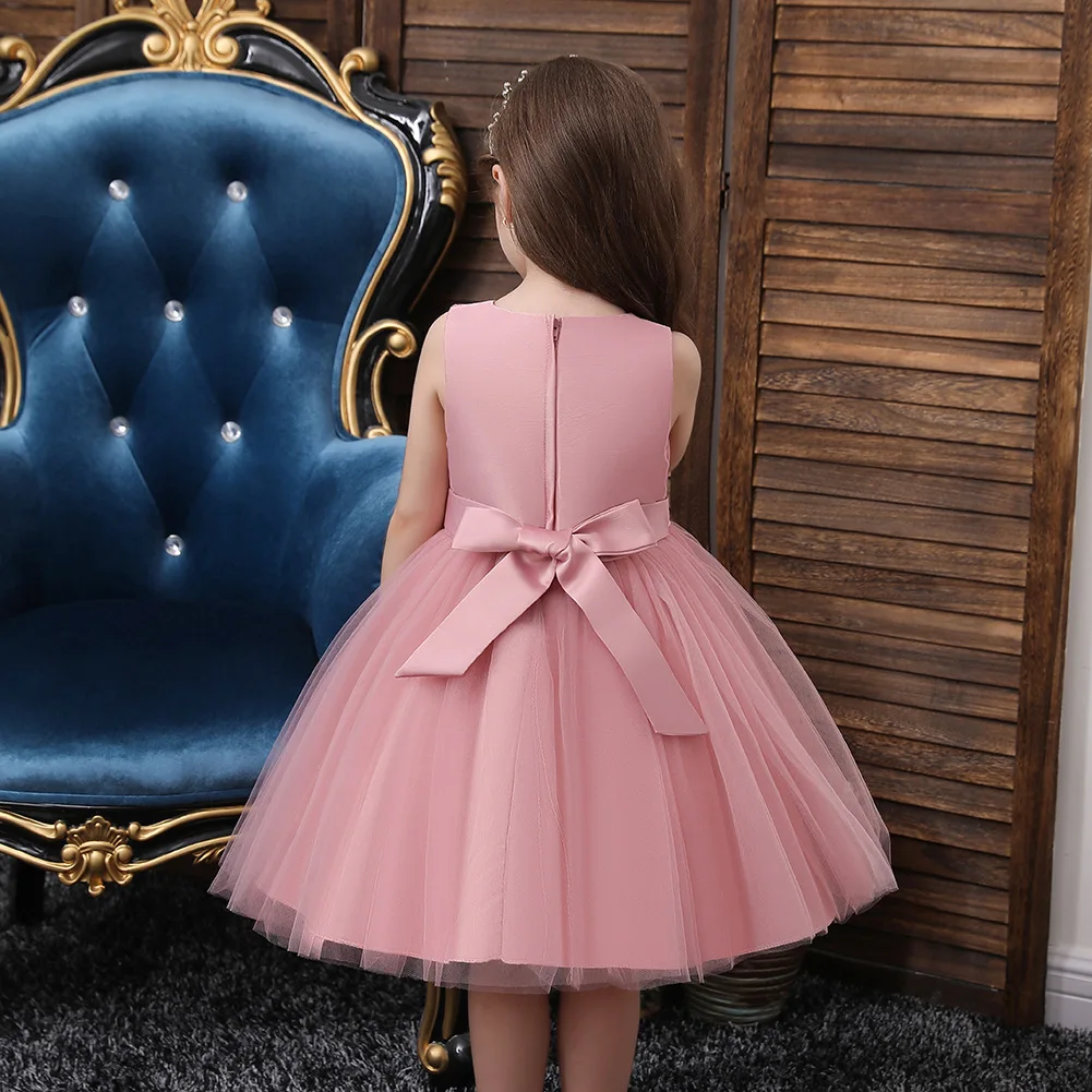 

2020 Summer New Flower Girls Dresses Children's One-year-old Dress Skirt Children's Day Princess Performance Costume Girls Tutu
