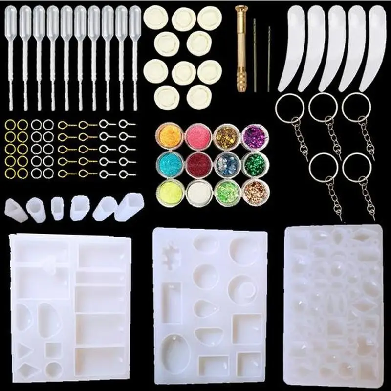 Набор силиконовых форм для самостоятельного изготовления подвесок с