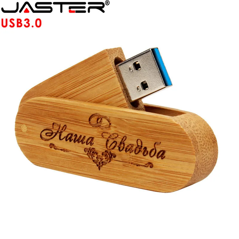 Флэш-накопитель JASTER USB 3 0 вращающаяся Деревянная Карта памяти Флеш накопитель 4 ГБ